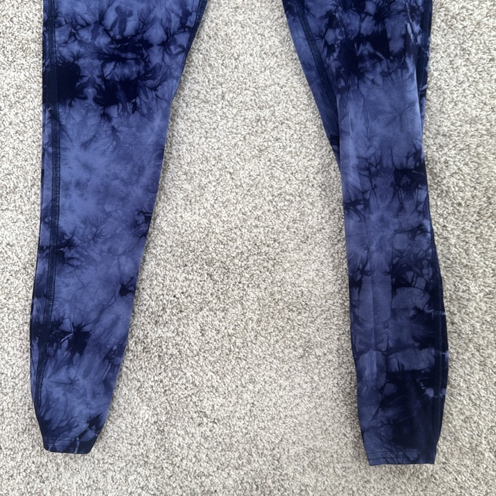 BLOOM Navy Tie Dye Leggings - Size Small - Picture 3 of 13